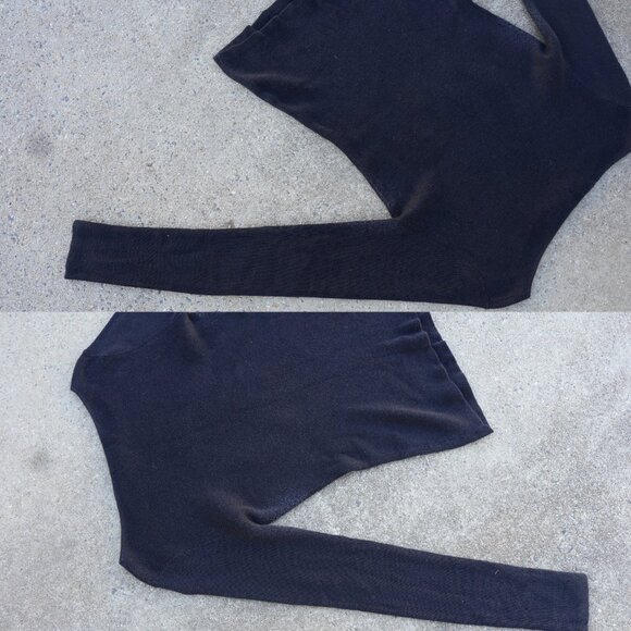 Vintage CACHe Black Sequin Floral Knit Sweater L - Picture 9 of 10